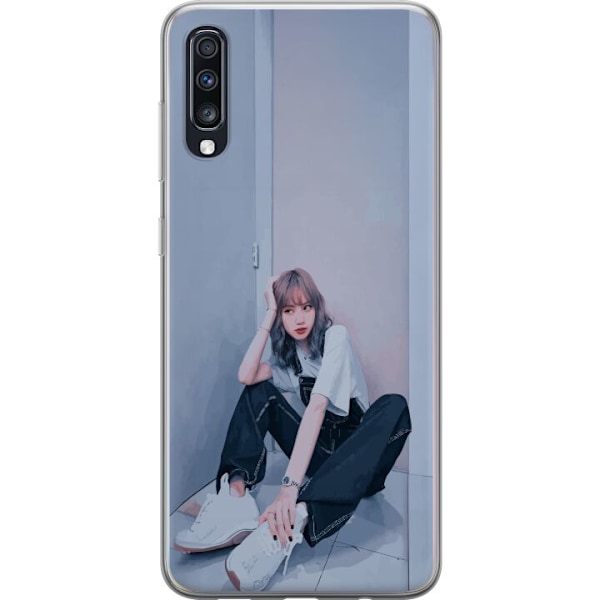 Samsung Galaxy A70 Läpinäkyvä kuori Lisa from Blackpink –