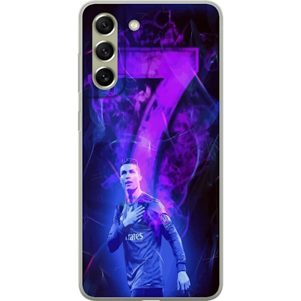 Samsung Galaxy S21 FE 5G Läpinäkyvä kuori Ronaldo 7