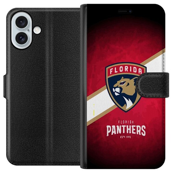 Apple iPhone 16 Plus Tegnebogsetui Florida Panthers (NHL)