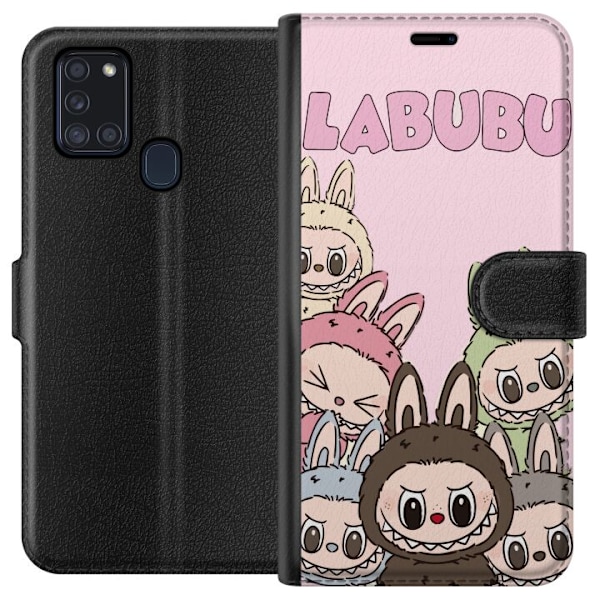 Samsung Galaxy A21s Lompakkokotelo Labubu Classics