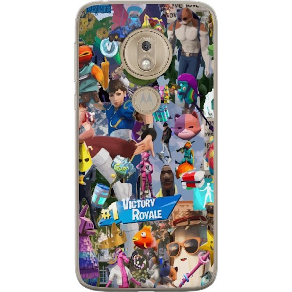 Motorola Moto G7 Play Gennemsigtig cover Fortnite