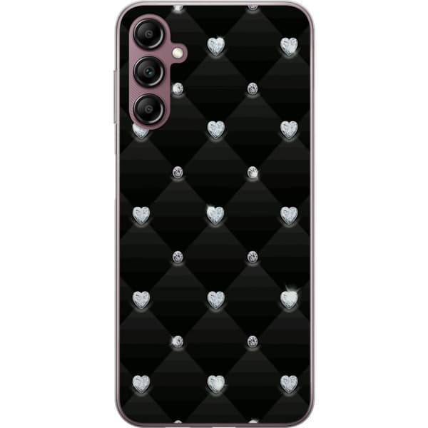 Kompatibelt Mobildeksel til Samsung Galaxy A14 5G Bling Hjerte
