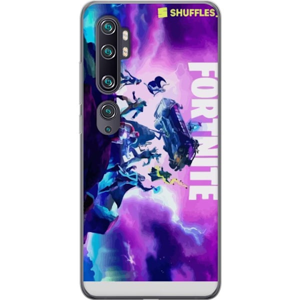 Xiaomi Mi Note 10 Läpinäkyvä kuori Fortnite