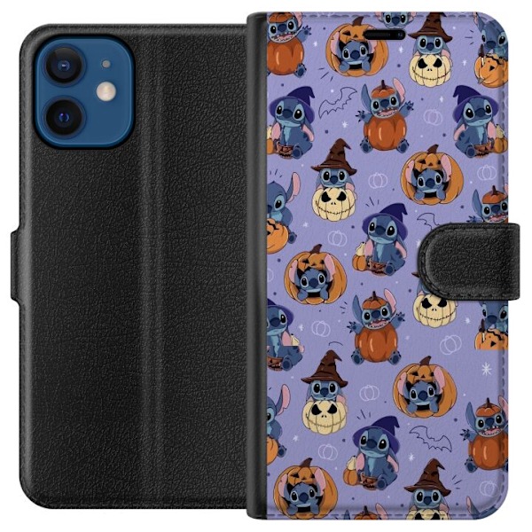 Apple iPhone 12  Plånboksfodral Stitch halloween