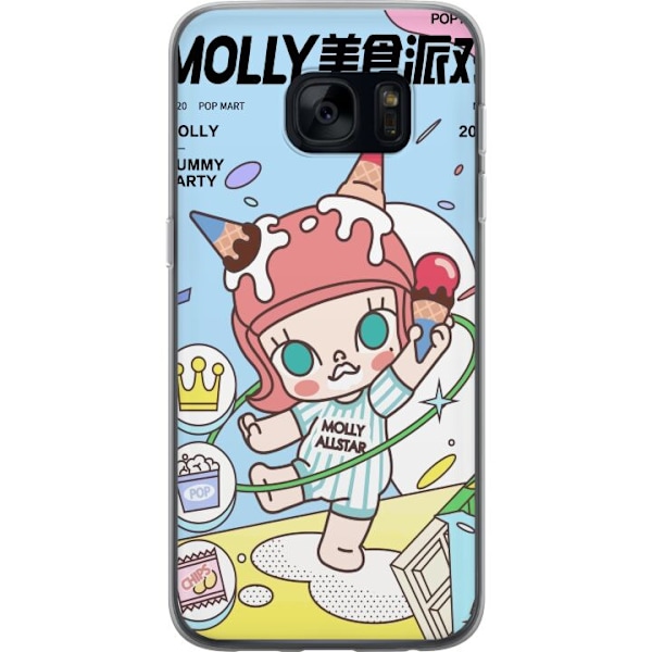 Samsung Galaxy S7 Läpinäkyvä kuori Molly