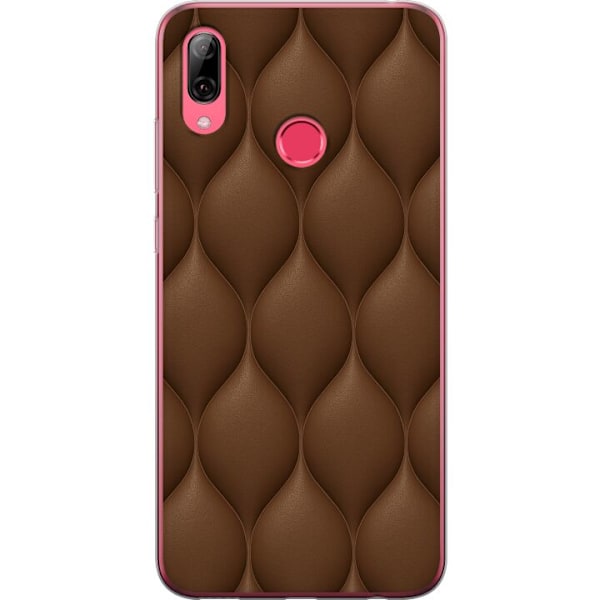 Huawei Y7 (2019) Genomskinligt Skal Cocoa Scales