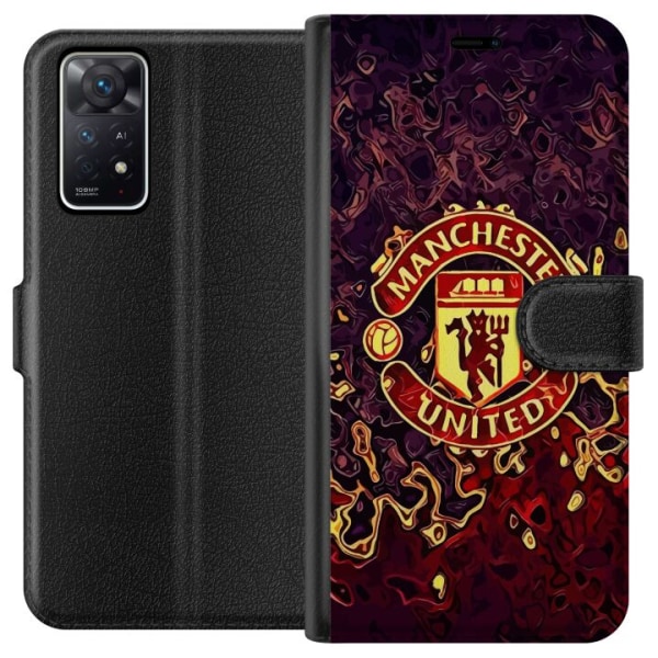 Xiaomi Redmi Note 11 Pro 5G Lompakkokotelo Manchester United