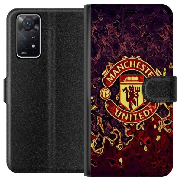 Xiaomi Redmi Note 11 Pro 5G Plånboksfodral Manchester United