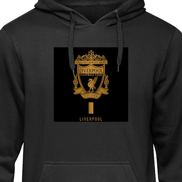 Hettegenser for Voksen | Komfortabel Hettegenser Liverpool svart L