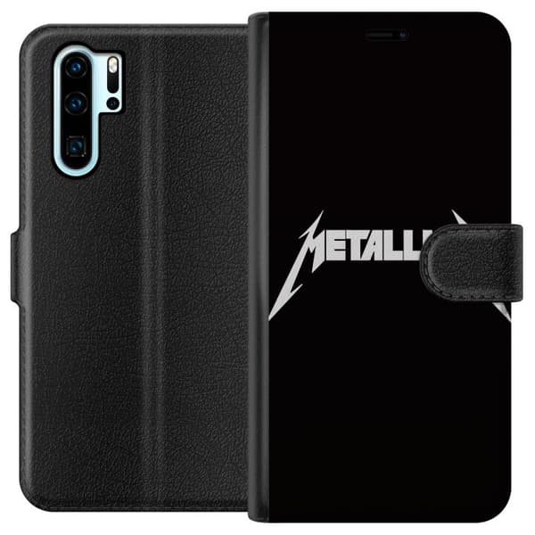 Kompatibel Tegnebogsetui til Huawei P30 Pro Metallica