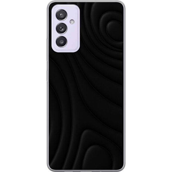 Samsung Galaxy A82 5G Gjennomsiktig deksel Svarte Bølger