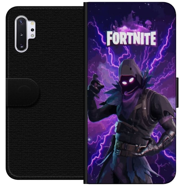 Samsung Galaxy Note10+ Plånboksfodral Fortnite Raven – Mör