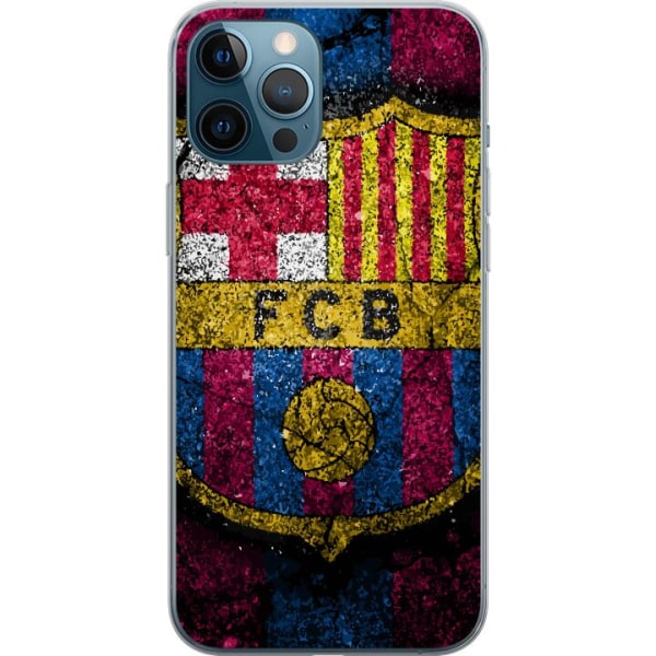 Apple iPhone 12 Pro Max Läpinäkyvä kuori FC Barcelona