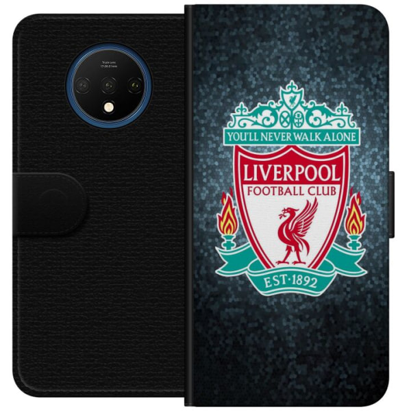 OnePlus 7T Lompakkokotelo Liverpoolin Jalkapalloseura