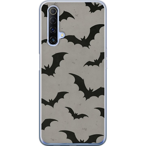 Realme X50 5G Läpinäkyvä kuori Flutterprint