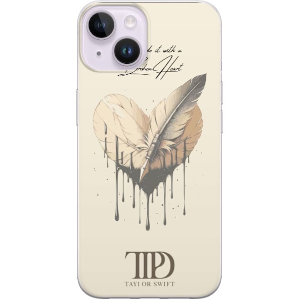 Apple iPhone 15 Plus Genomskinligt Skal Taylor Swift - Hjärta