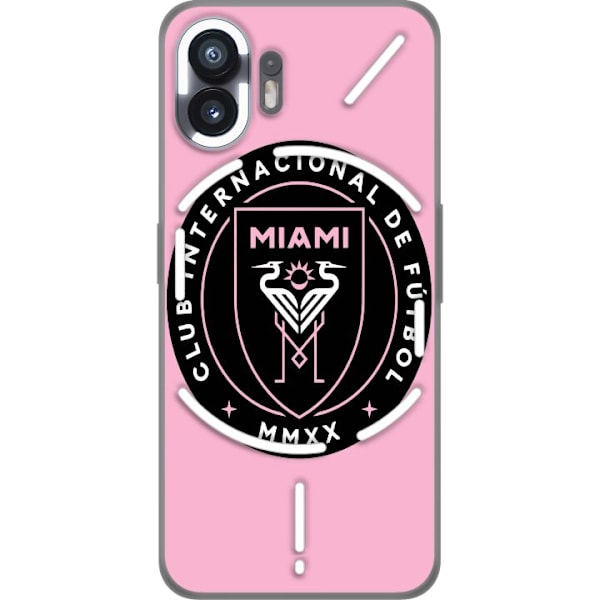 Nothing Phone (2) Gennemsigtig cover Inter Miami CF