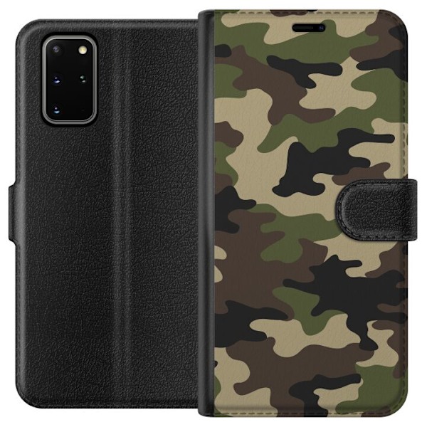 Samsung Galaxy S20+ Tegnebogsetui Skov camo