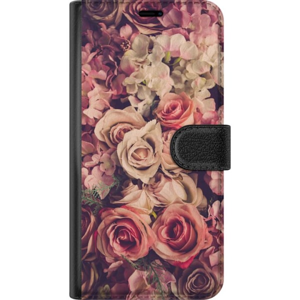 Motorola Moto E6i Lommeboketui Blomster