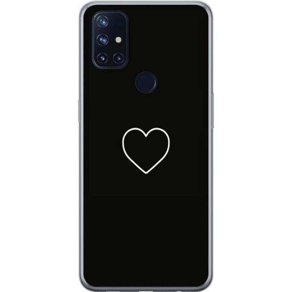 OnePlus Nord N10 5G Cover / Mobilcover - Hjerte