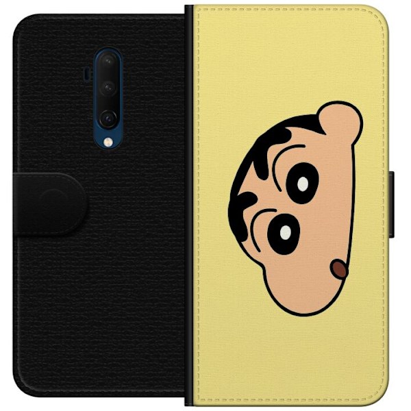 OnePlus 7T Pro Lompakkokotelo Peeking Shinchan