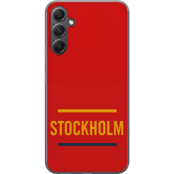 Samsung Galaxy A05s Gennemsigtig cover Stockholm – Hockey