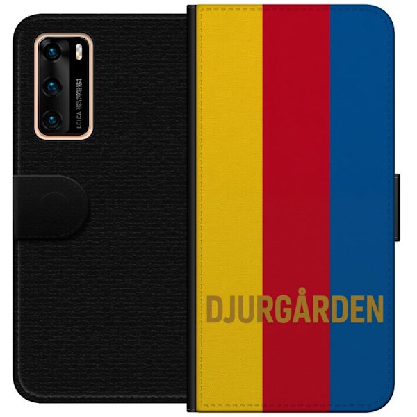 Huawei P40 Plånboksfodral Djurgården – fotboll