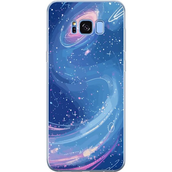 Samsung Galaxy S8 Läpinäkyvä kuori Galaksi