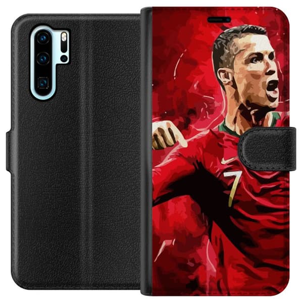 Kompatibelt Lommeboketui til Huawei P30 Pro Ronaldo