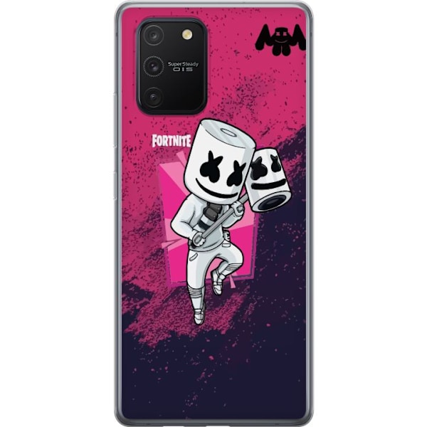 Samsung Galaxy S10 Lite Läpinäkyvä kuori Marshmello Fortnit
