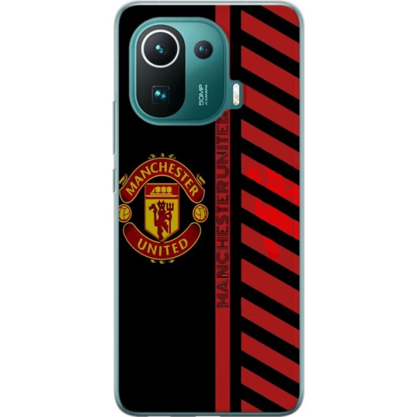Xiaomi Mi 11 Pro Gennemsigtig cover Manchester United