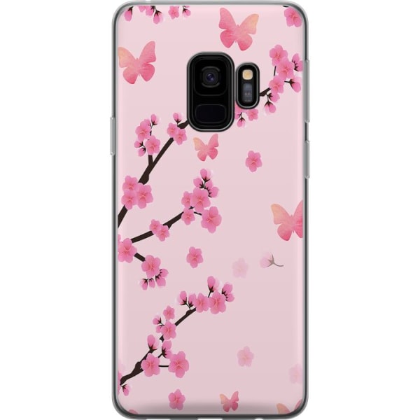 Samsung Galaxy S9 Gennemsigtig cover Blomster