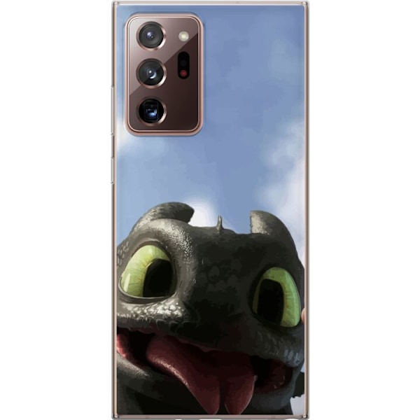Samsung Galaxy Note20 Ultra Genomskinligt Skal How to Train Your Dragon (Draktränaren)