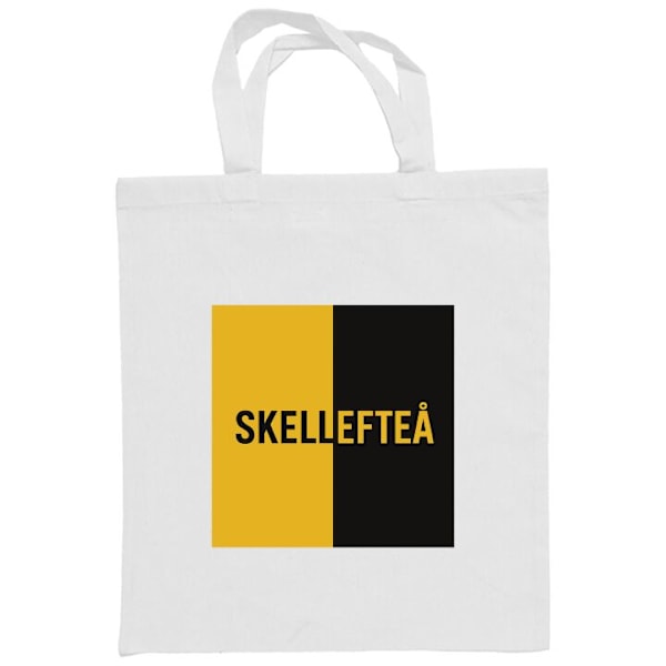 Mulepose | Holdbar Indkøbstaske i Stof Skellefteå - Hockey Hvid one size