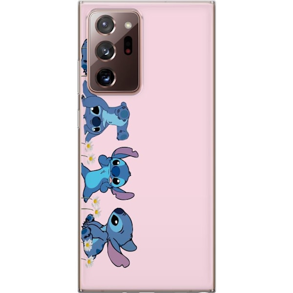 Samsung Galaxy Note20 Ultra Genomskinligt Skal Stitch Skratt & Bus – Perfekt för Mobilskal eller Poster