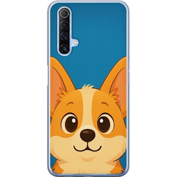 Realme X50 5G Genomskinligt Skal Hello Corgi
