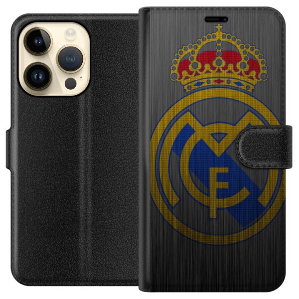 Apple iPhone 14 Pro Plånboksfodral Real Madrid CF