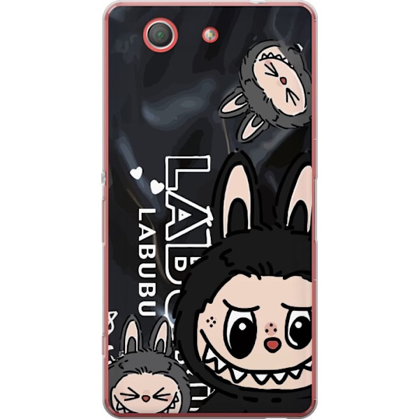Sony Xperia Z3 Compact Läpinäkyvä kuori <nl>Labubu Black En