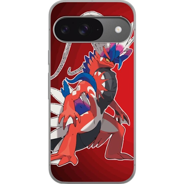 Google Pixel 9 Läpinäkyvä kuori Pokémon Scarlet