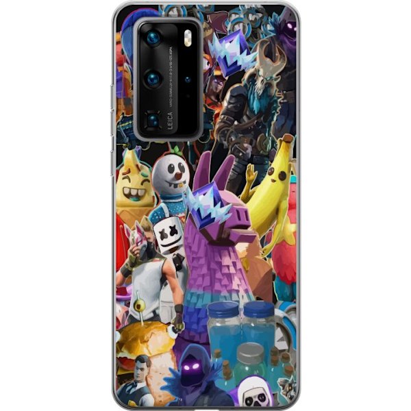 Huawei P40 Pro Gennemsigtig cover Fortnite