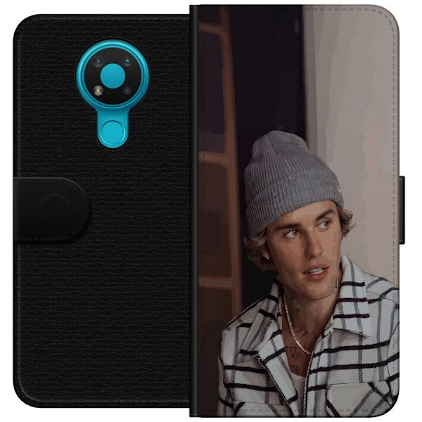 Nokia 3.4 Tegnebogsetui Justin Bieber