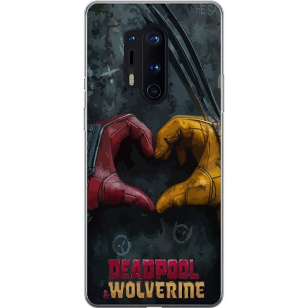 OnePlus 8 Pro Gennemsigtig cover Wolverine Deadpool