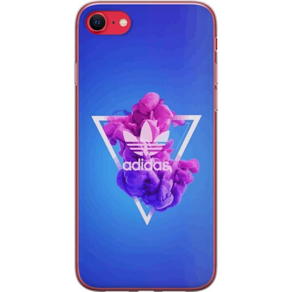 Apple iPhone SE (2020) Gennemsigtig cover Adidas-inspireret bl