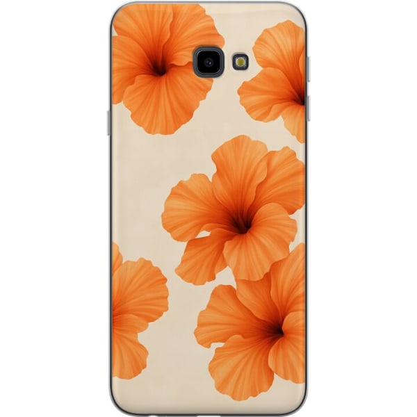 Samsung Galaxy J4+ Gennemsigtig cover Papaya Punch