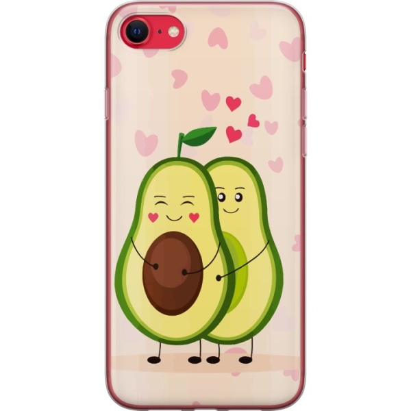 Apple iPhone 8 Gennemsigtig cover Avokado Kærlighed