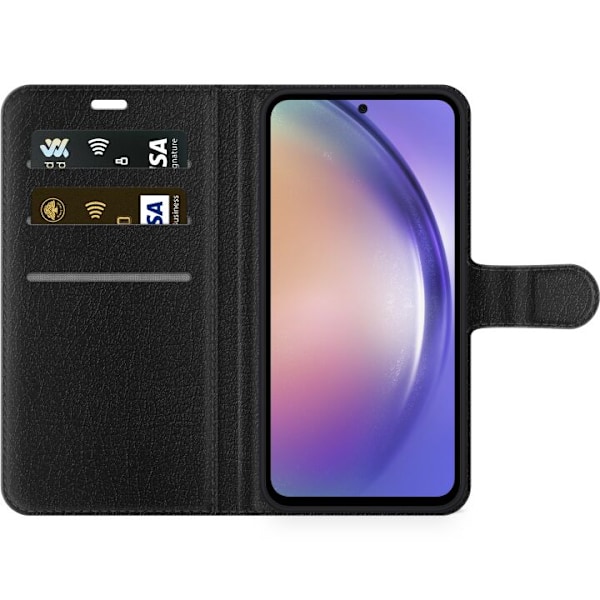 Samsung Galaxy A54 Lompakkokotelo Värisuihku