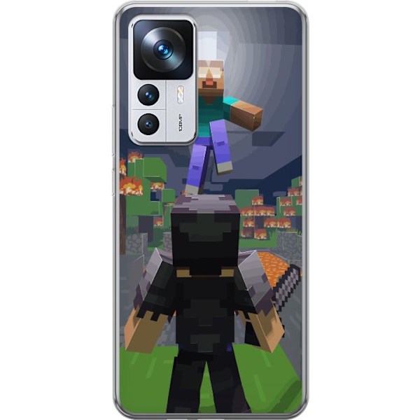 Xiaomi 12T Genomskinligt Skal Minecraft
