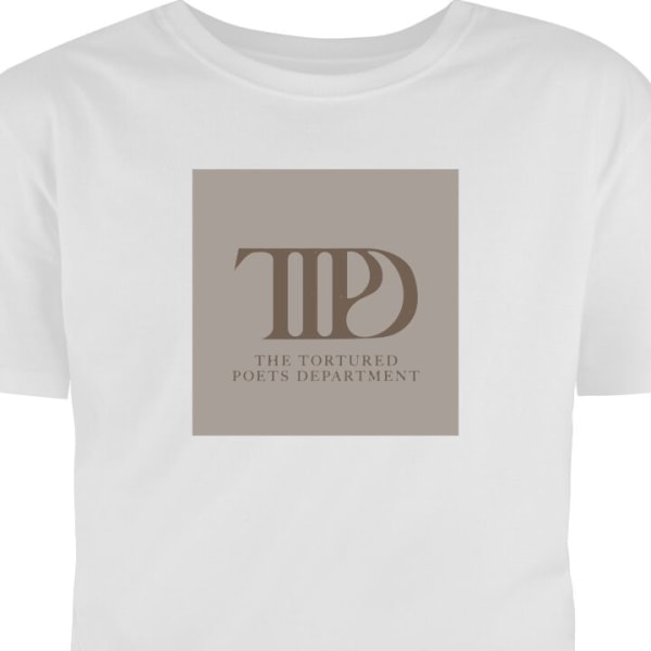 T-Shirt Taylor Swift - den torturerede poeter afdeling hvid XXL