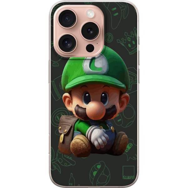 Apple iPhone 16 Pro Läpinäkyvä kuori Baby Luigi