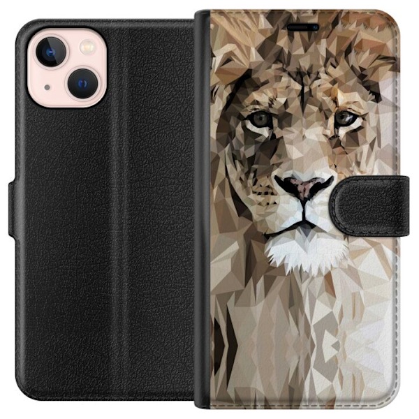 Apple iPhone 13 Lompakkokotelo Leijona